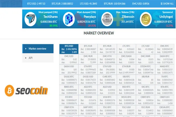 giao dich bitcoin tren live coin