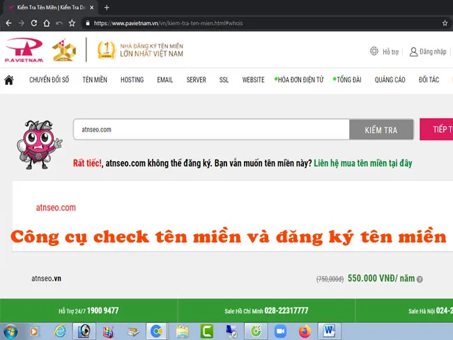 Cong cu check ten mien