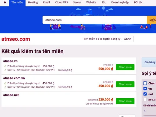 dang ky ten mien atnseo