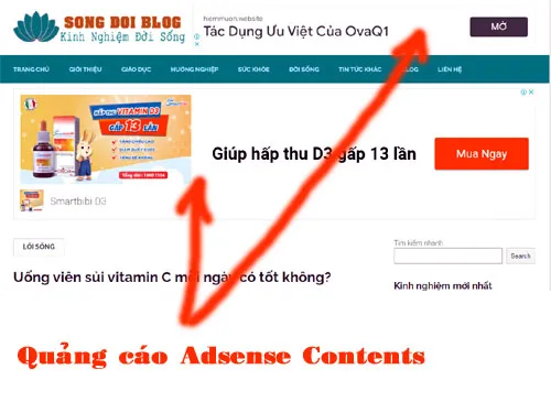 adsense contents