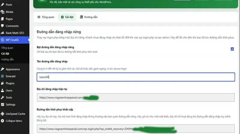 Hướng Dẫn Bảo Mật Đường Dẫn Đăng Nhập WordPress Bằng WP OneKit (Chống Dò Quét & Tấn Công Brute Force)