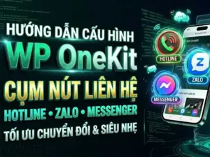 Wp OneKit Plugin liên hệ trong WordPress – Cách sử dụng bản Free & Pro
