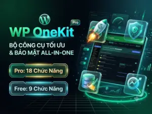 Hướng Dẫn Tự Động Nén Ảnh & Chuyển Đổi WebP Hàng Loạt Bằng WP OneKit (Tiết Kiệm Dung Lượng Hosting)